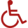 Picto accessibilité fauteuil-roulant